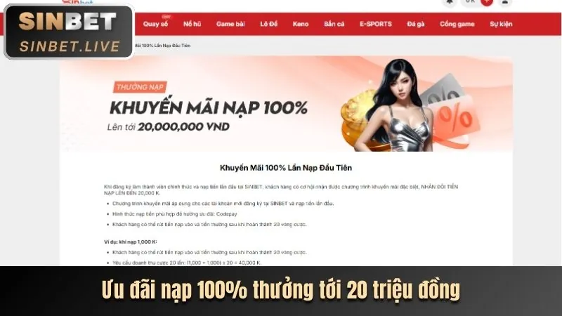 Khuyến mãi nạp lại 911win